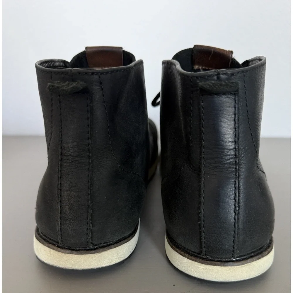 Altra Smith Black Leather Chukka Boots Barefoot Zero Drop Gorpcore Minimalist 12